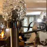 Chandelier with glassware Helena Tynell 1970