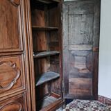 Louis XIV solid walnut wardrobe