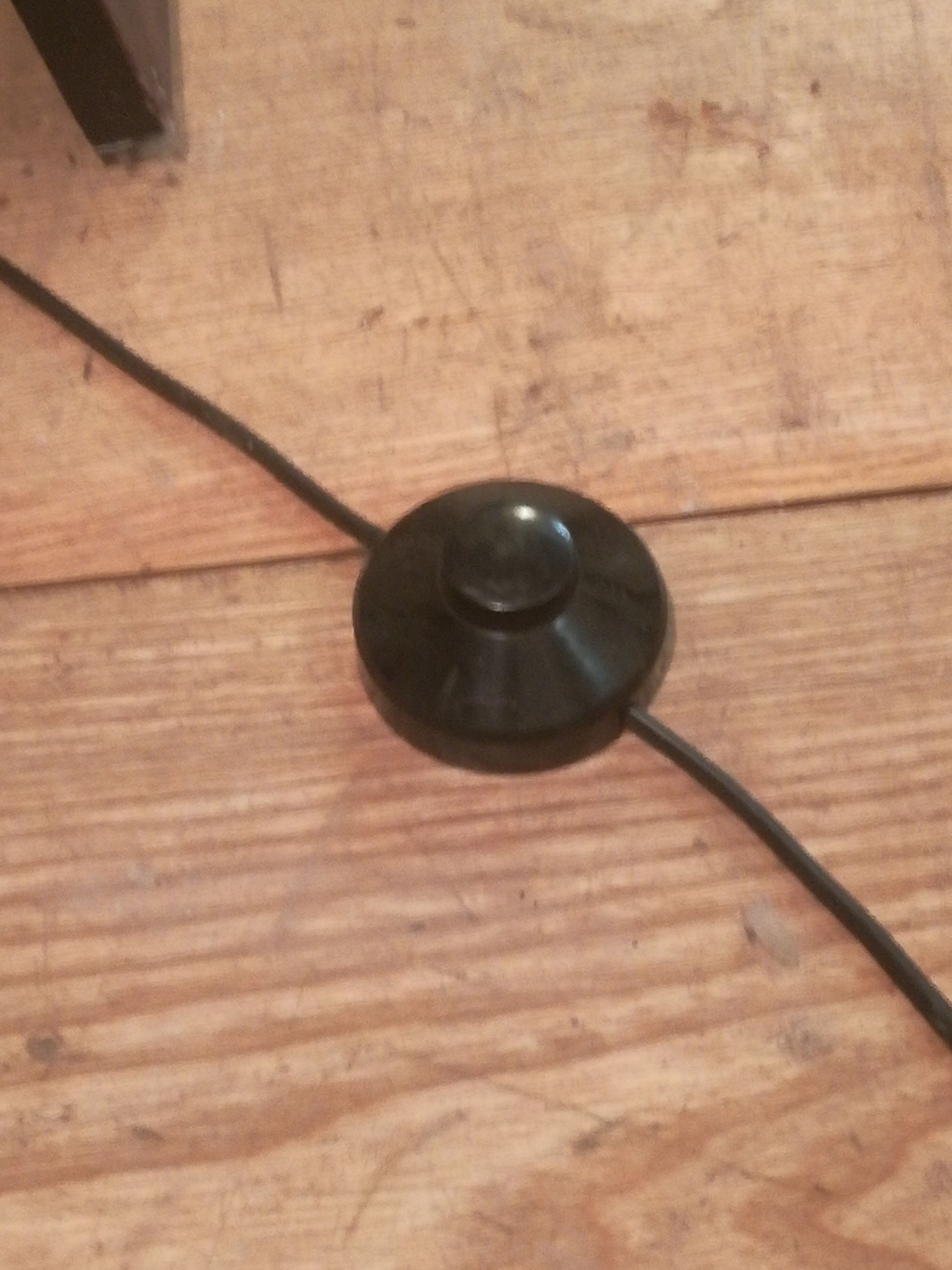 Gammalux articulated floor lamp in lacquered metal