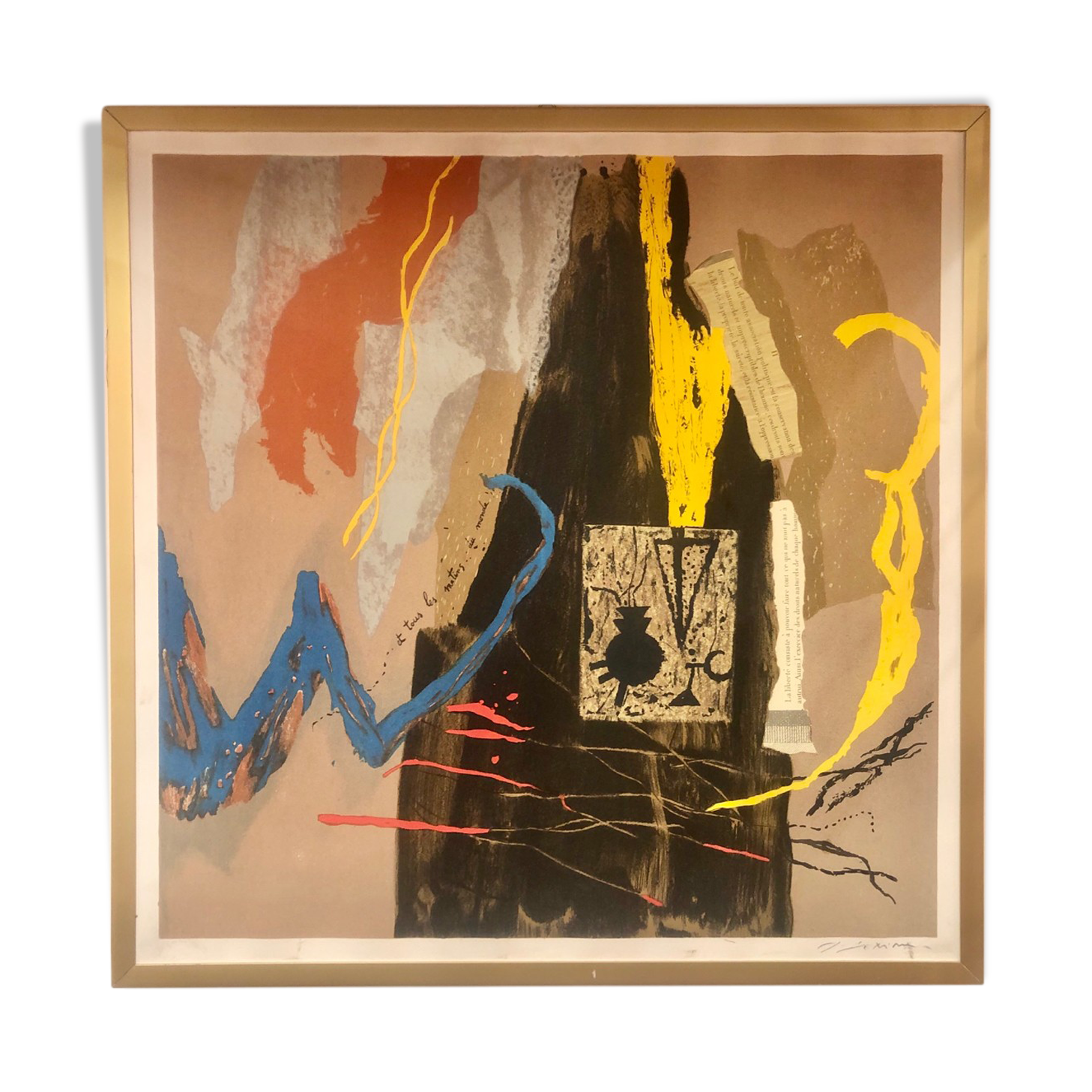 Lithograph Richard Texier