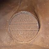 antique head sculpture Louvre Museum