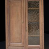 Superb large Parisian oak wardrobe (1930s/1940s)