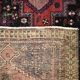 Handwoven Afshar oriental rug, Middle East, 1950s