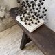 Oak farm bench 1950 220cm