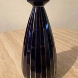 Art Deco vase in stamped enameled ceramic