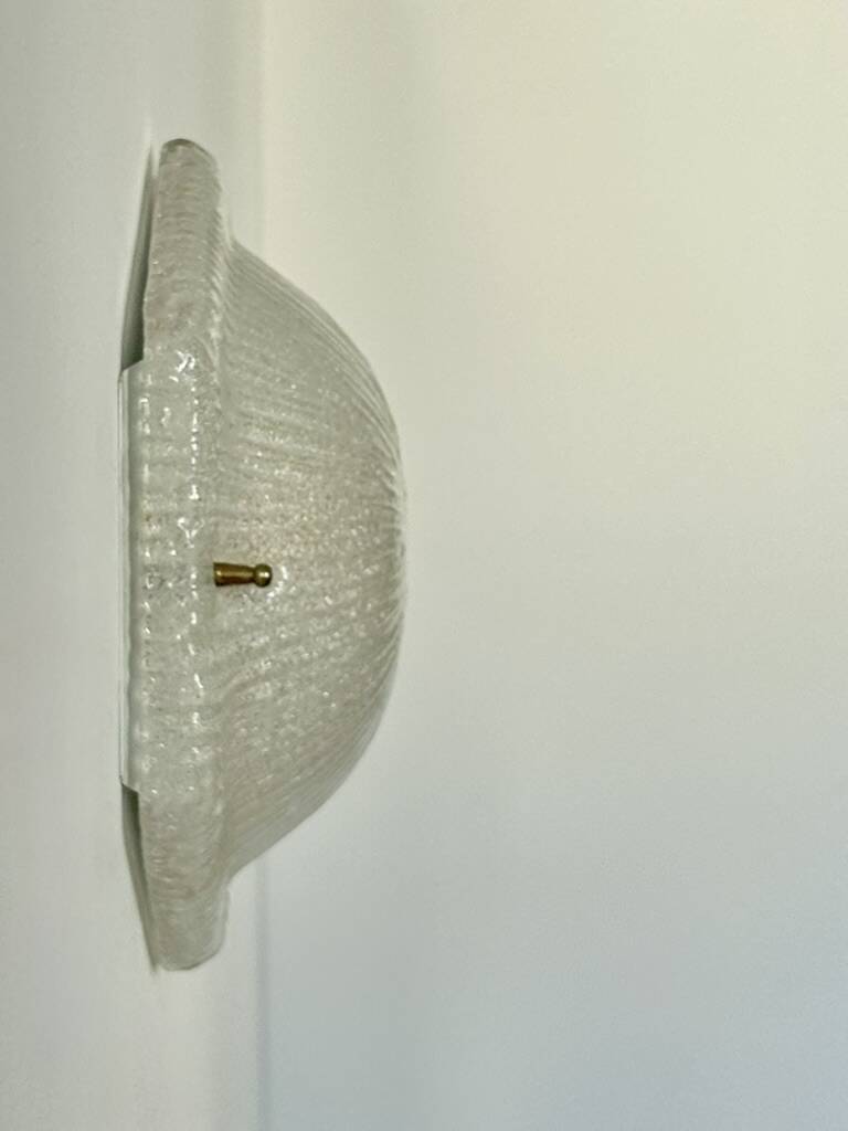 Vintage Murano glass wall light, Italy, 1970.