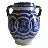 Large vase from the Serghini workshop, ancient Moroccan ceramics, first half of the 20th century.