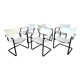 Serie de 6 chaises Mattego Grassi MG5 1970 vintage