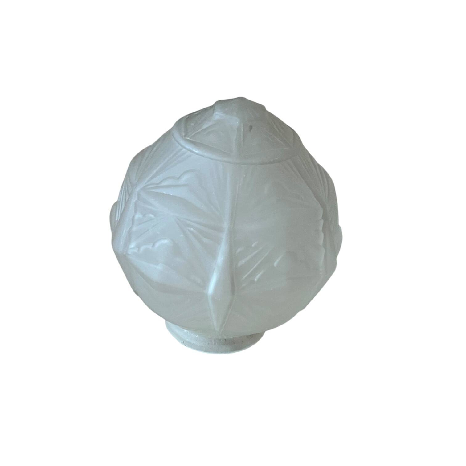 Antique Art Deco globe lampshade for wall lamp chandelier.