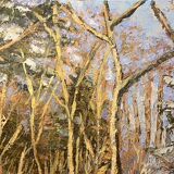 Signed canvas painting, year 1963