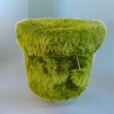 Hairy storage pouf