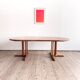 Table ronde extensible en teck de Dyrlund, Danemark
