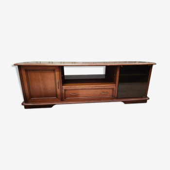 Solid cherry TV stand