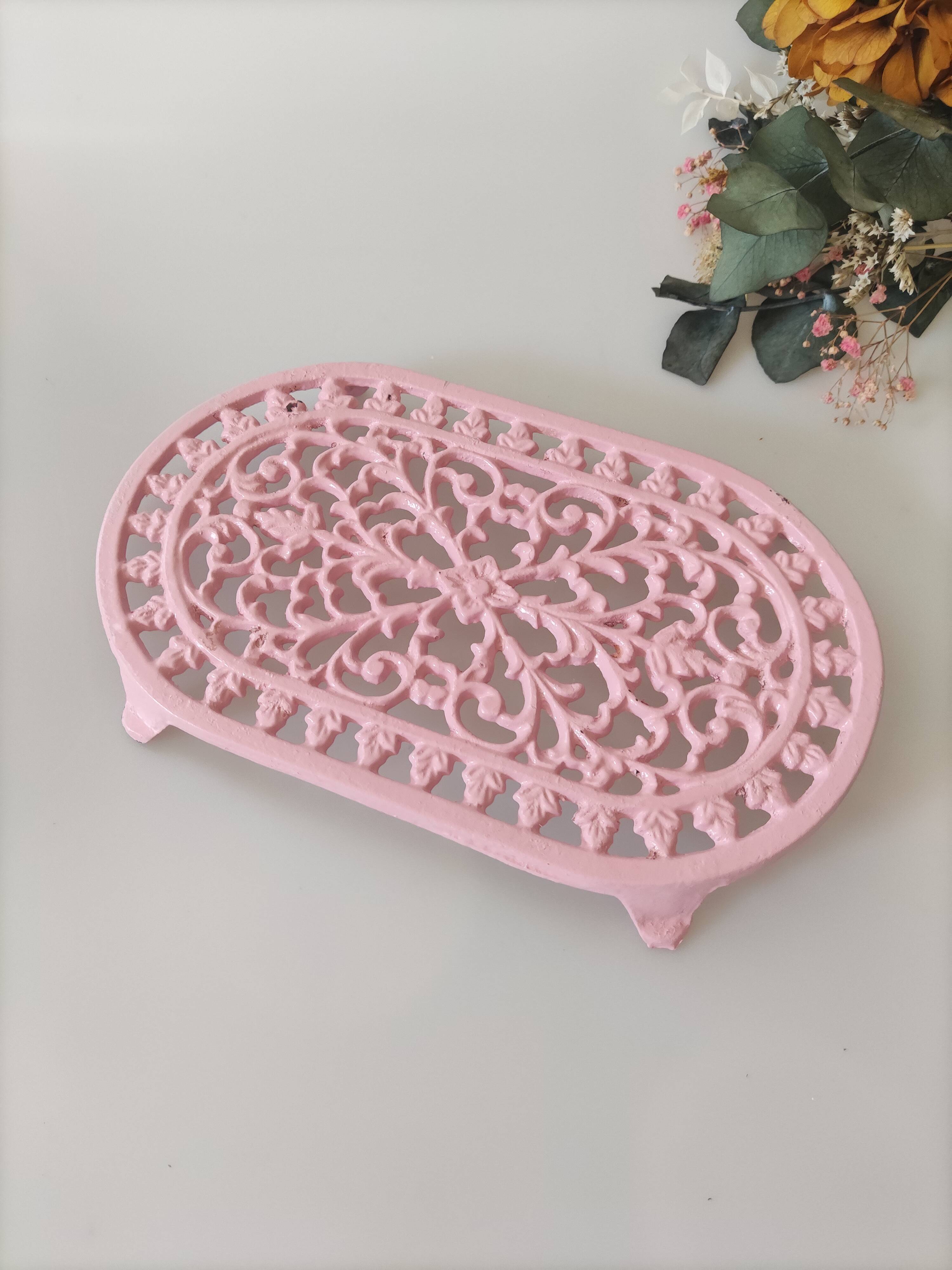 Pink cast iron underside