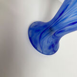 Art Nouveau-style glass mushroom lamp