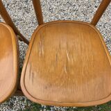 Set of four vintage bistro chairs