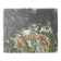 Art brut painting view of a garden 70s vintage