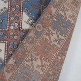 Handknotted wool turkish oushak rug 4'10" x 6'12"