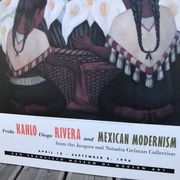 Original exhibition poster Frida Kahlo and Diego Rivera by Jacques and Natasha Gelman 1996