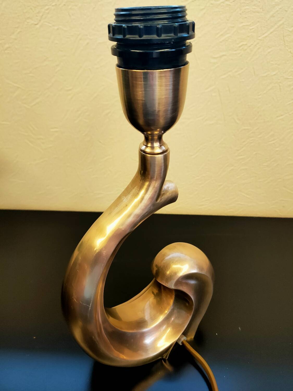 Lampe en laiton années 60