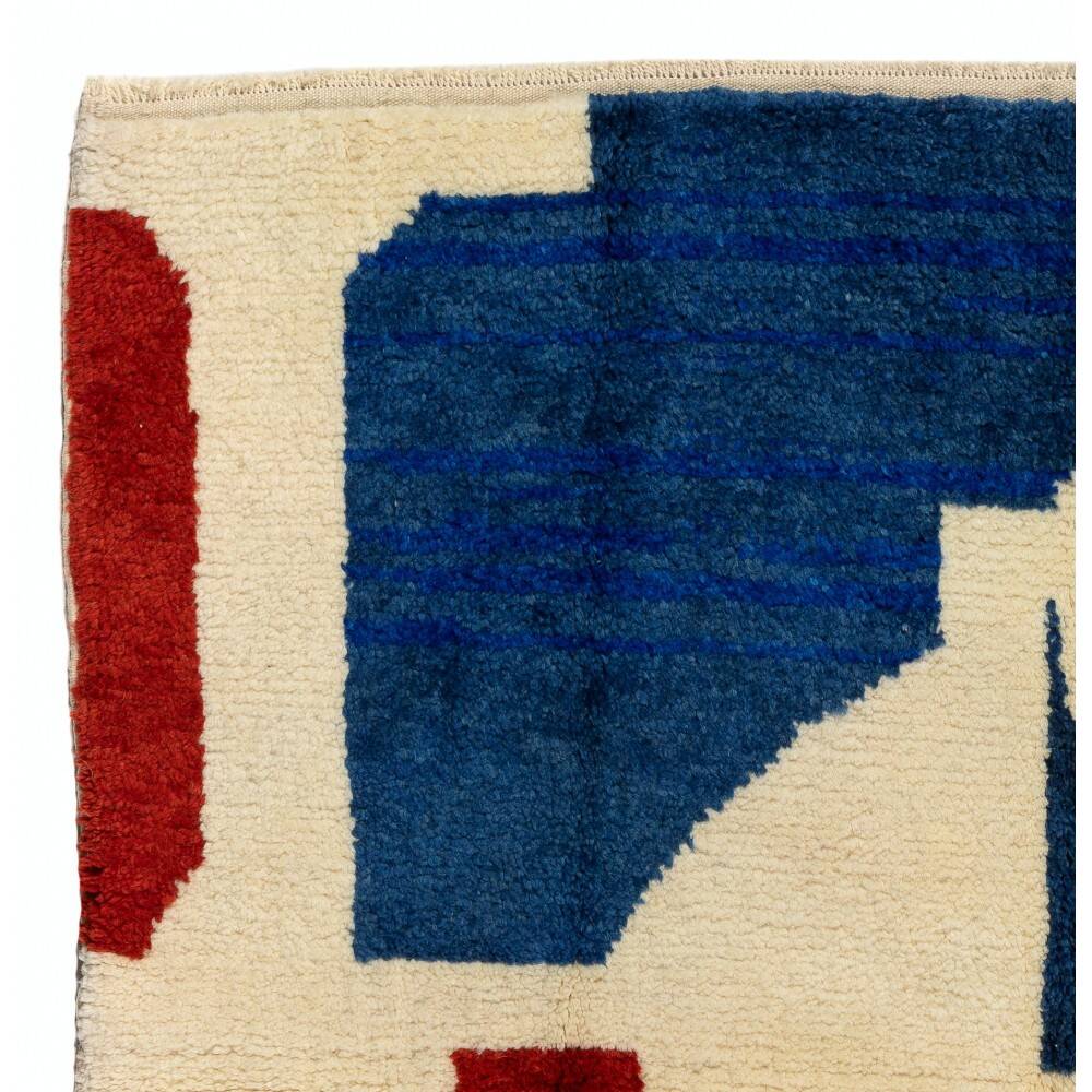 Valentines Day Rug. Modern Pop Art 'LOVE' Carpet. 100% Wool. Valentines Gifts