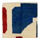 Valentines Day Rug. Modern Pop Art 'LOVE' Carpet. 100% Wool. Valentines Gifts