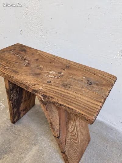 Solid antique wooden bench