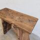 Solid antique wooden bench