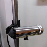 Chrome clip-on spotlight, made in Italy