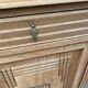 Parisian buffet in Art Deco style, renovated in raw solid oak and terrazzo marble 193.