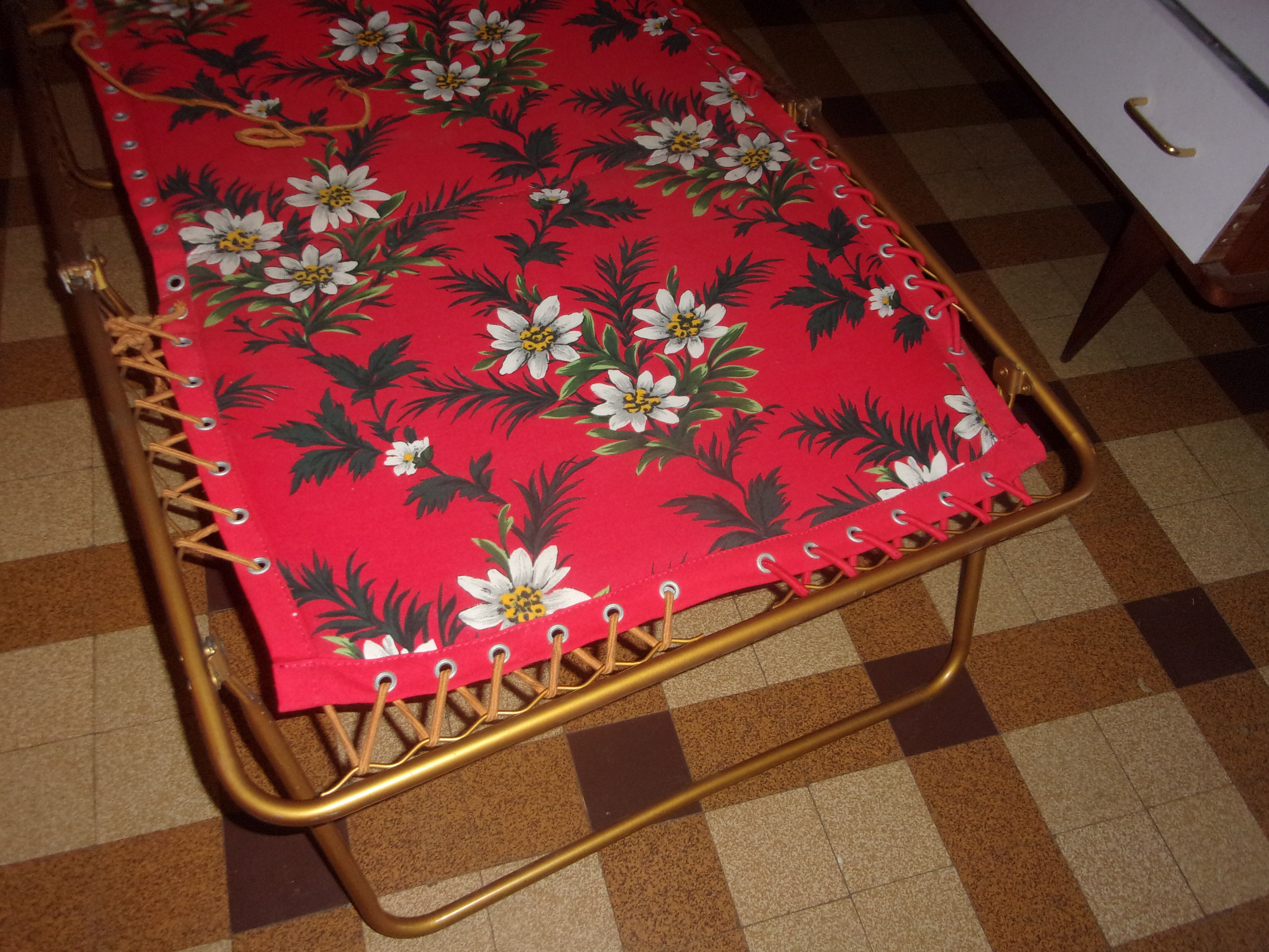 Lit pliant de camping 1970