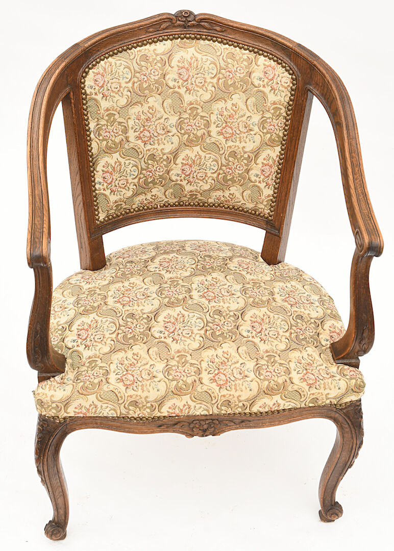 Louis XV style shepherdess armchair