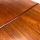 Table à manger vintage Topform en teck massif extensible 1960