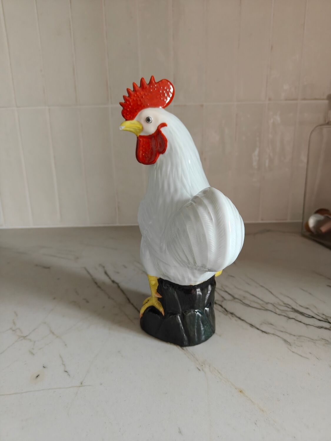 Ceramic rooster