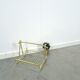 Gold magazine rack
