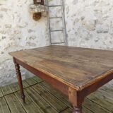 Solid oak farmhouse table