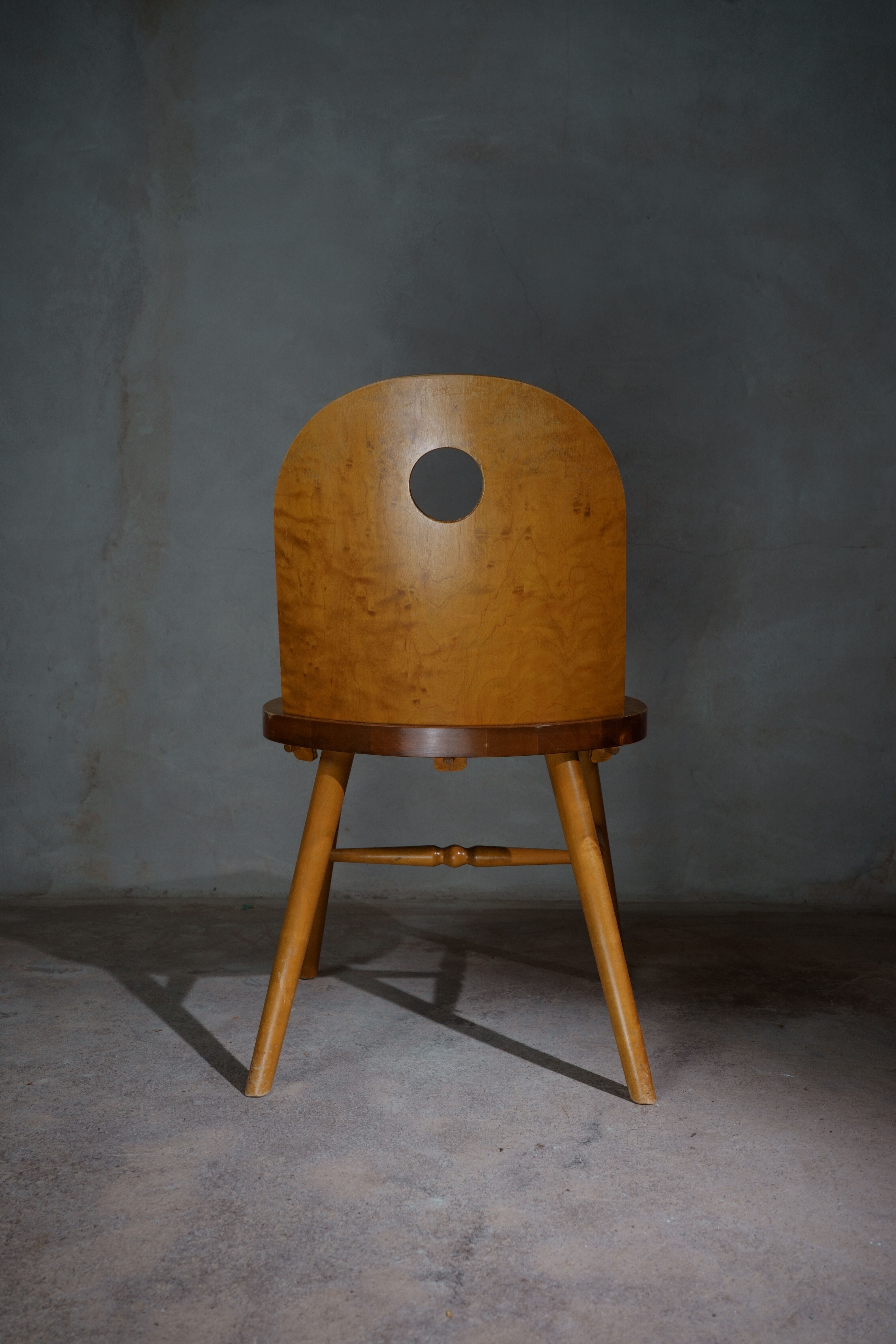 Birch dining table and chairs by Uno Åhrén for Gemla, Sportstugemöbler, Sweden, 1930´s