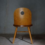 Birch dining table and chairs by Uno Åhrén for Gemla, Sportstugemöbler, Sweden, 1930´s