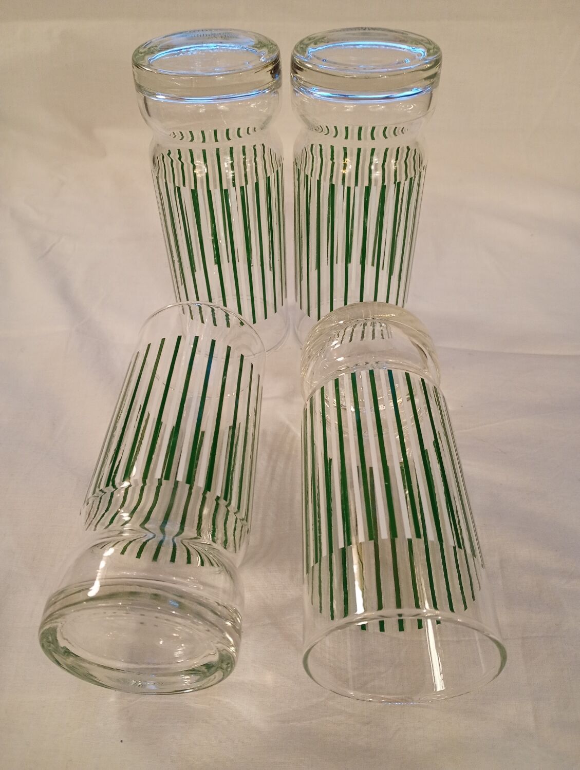 Large glasses for orangeade