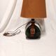 Ducastaing Armagnac bottle lamp with stirrup, 1960s