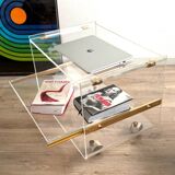 Plexiglas coffee table
