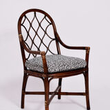 Rattan armchair. USA, 1970s.