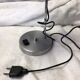 Vintage chrome ball table lamp