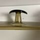 Vintage wall coat holder 70s 3 hooks in smoked plastic