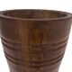 Vintage umbrella stand - holder oak basket storage design 60's minimalist