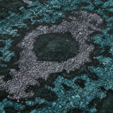 Hand-Knotted Contemporary Oriental 1980s 175 cm x 292 cm Black Carpet