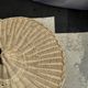 Small suspension, rattan luminaire in hat shape D:60cm