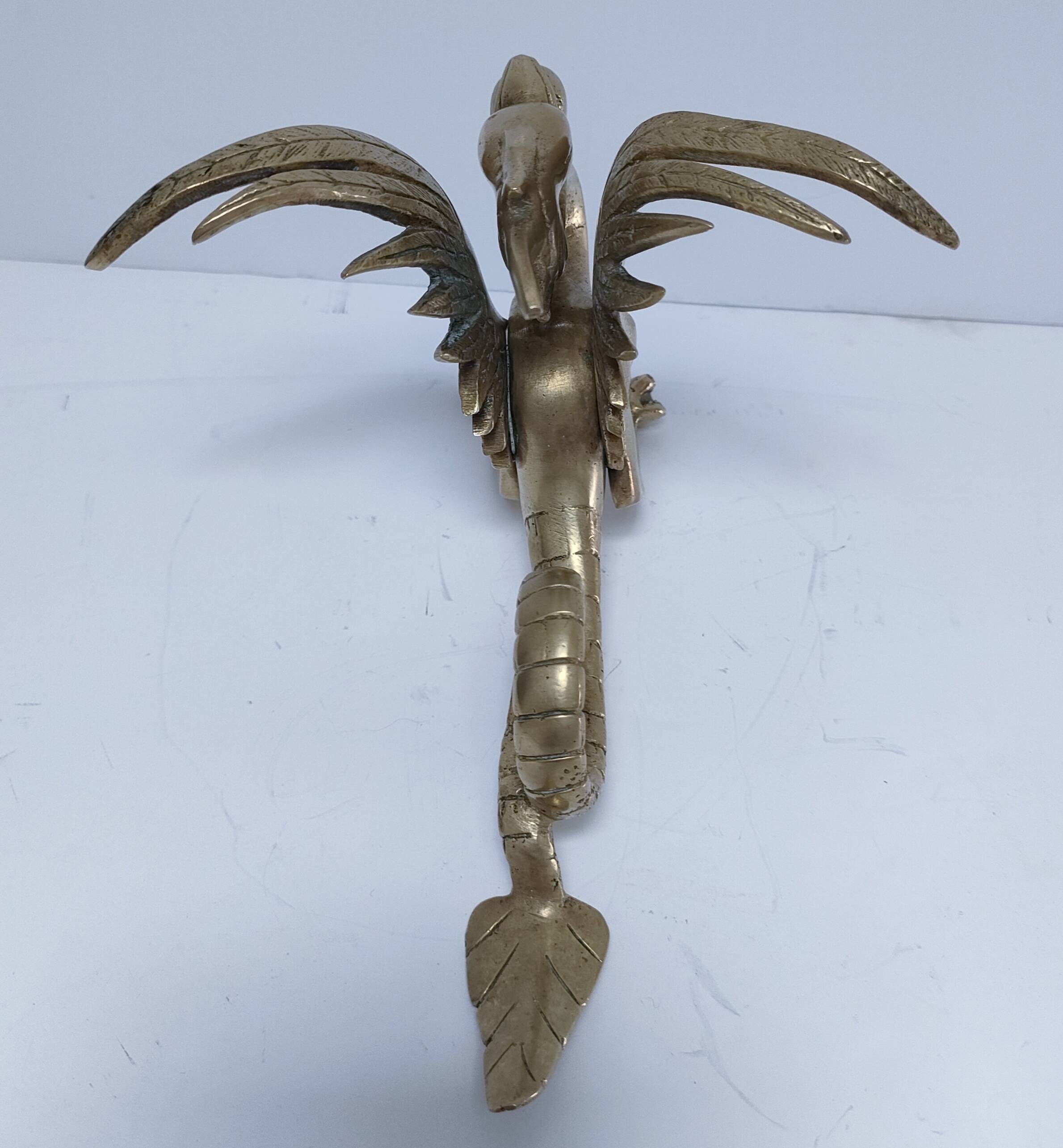 gold-plated chimera sculpture