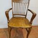 Oak desk armchair
