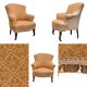 Toad armchair style Napoleon III fringe pompoms